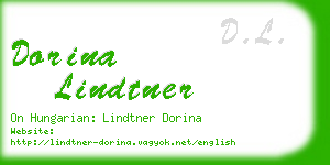 dorina lindtner business card